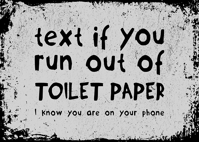 Funny Bathroom Sign 10