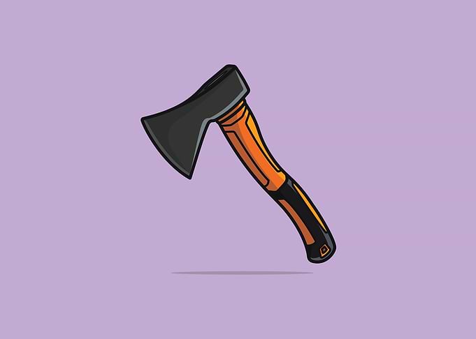 Ax hammer vector