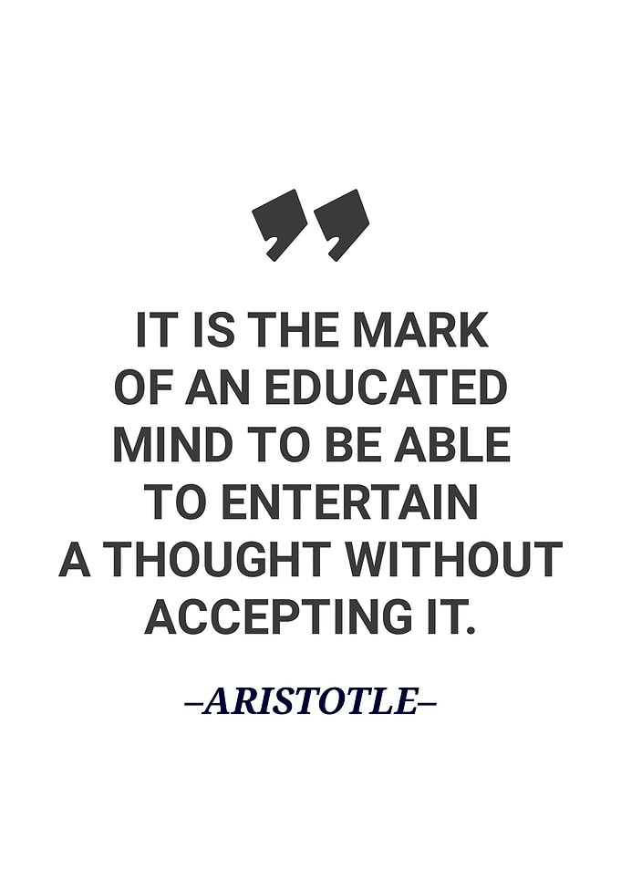 Aristotle quote