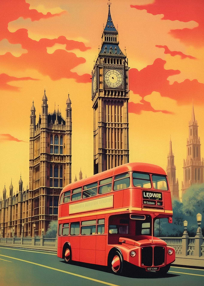 London Travel Poster