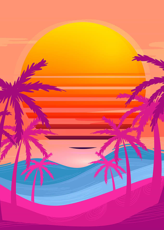Golden Bliss Sunset Synth