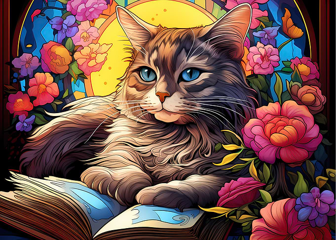 Cat ART funny
