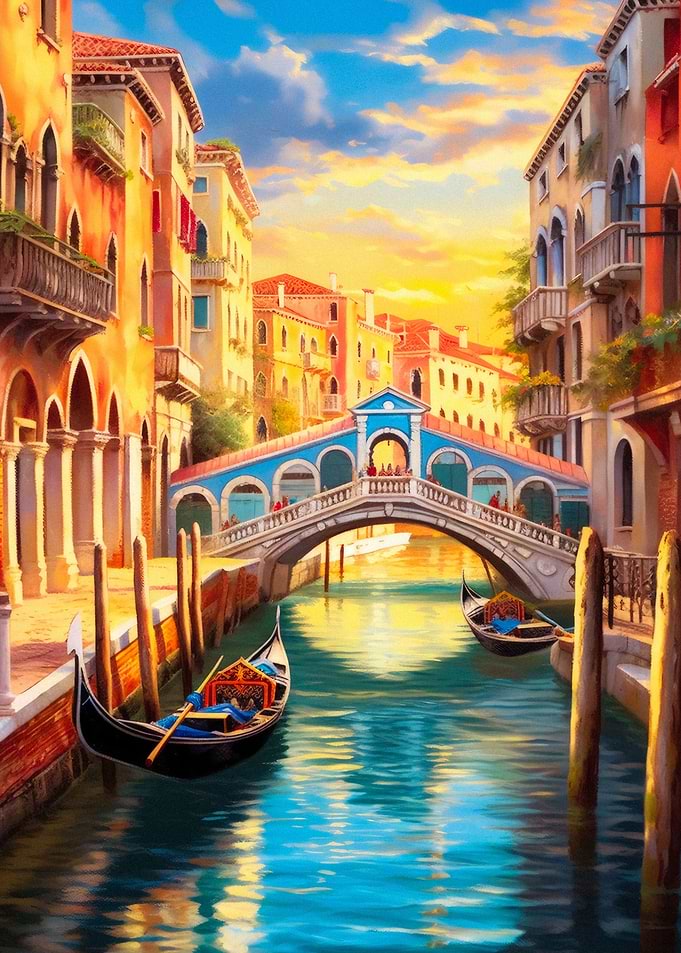 Venice Travel Poster
