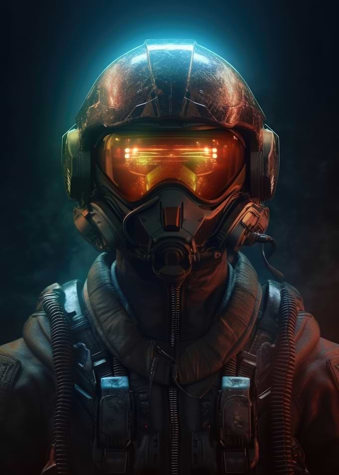 Fighter jet pilot