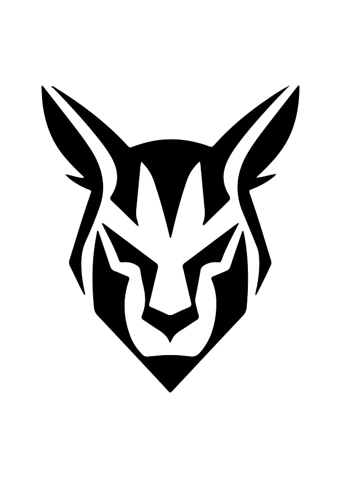 Lynx Stencil Design