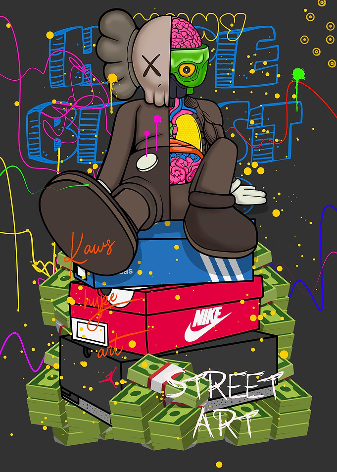 Kaws hype art