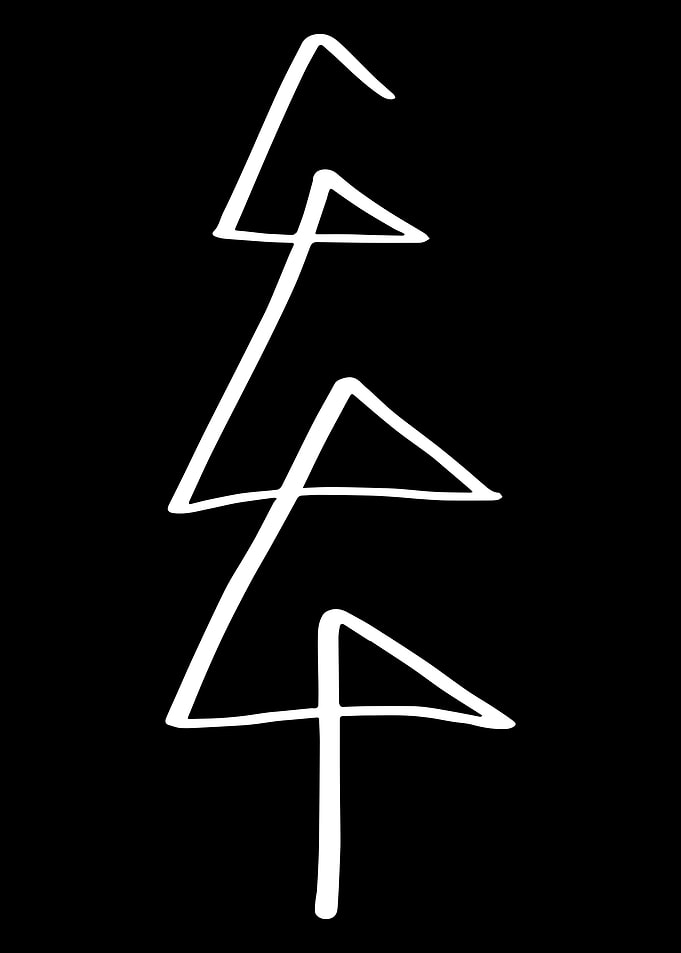 Tree Line Art Minimal