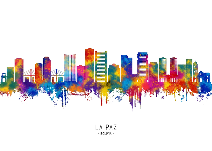 La Paz Bolivia Skyline
