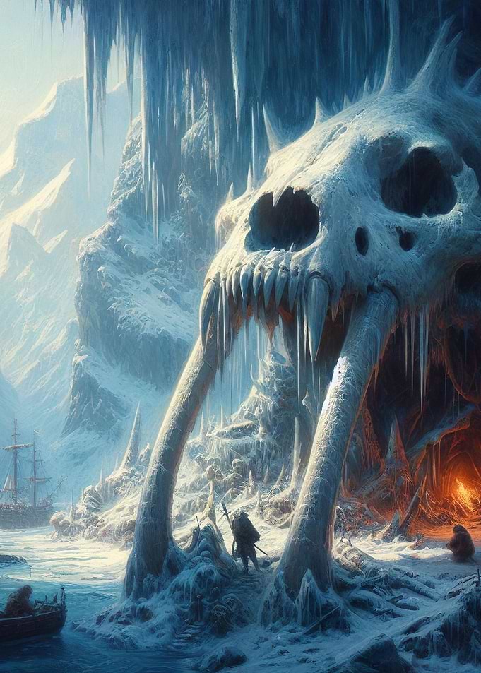 Skull Cave in the Ice