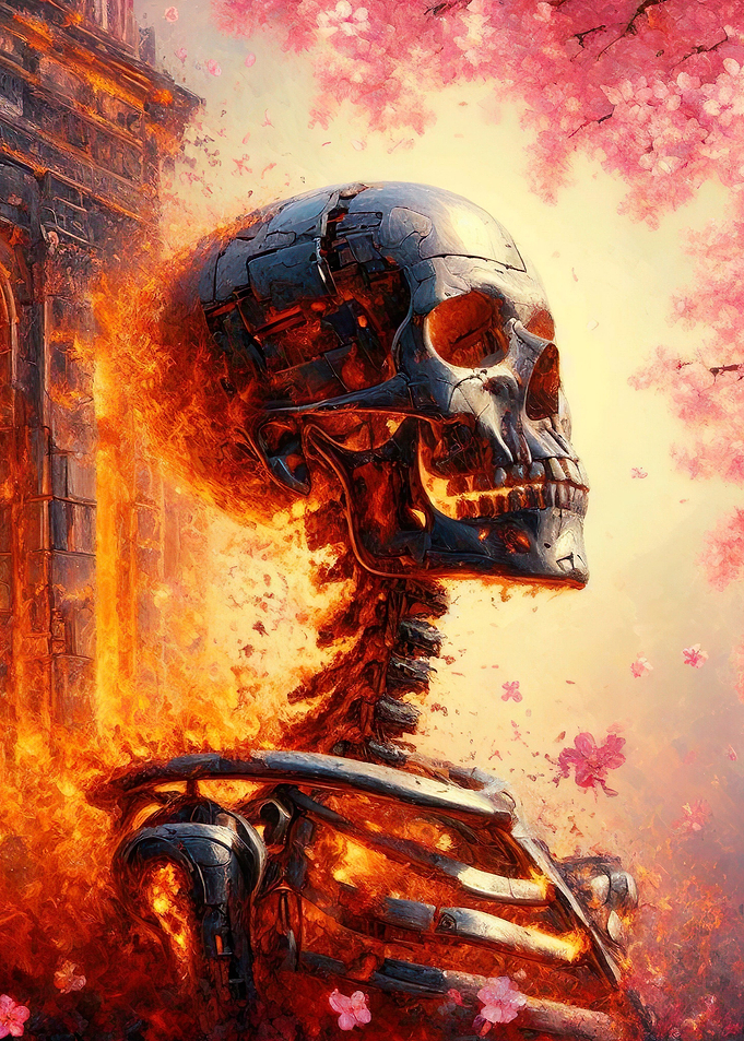 Flaming Skeleton