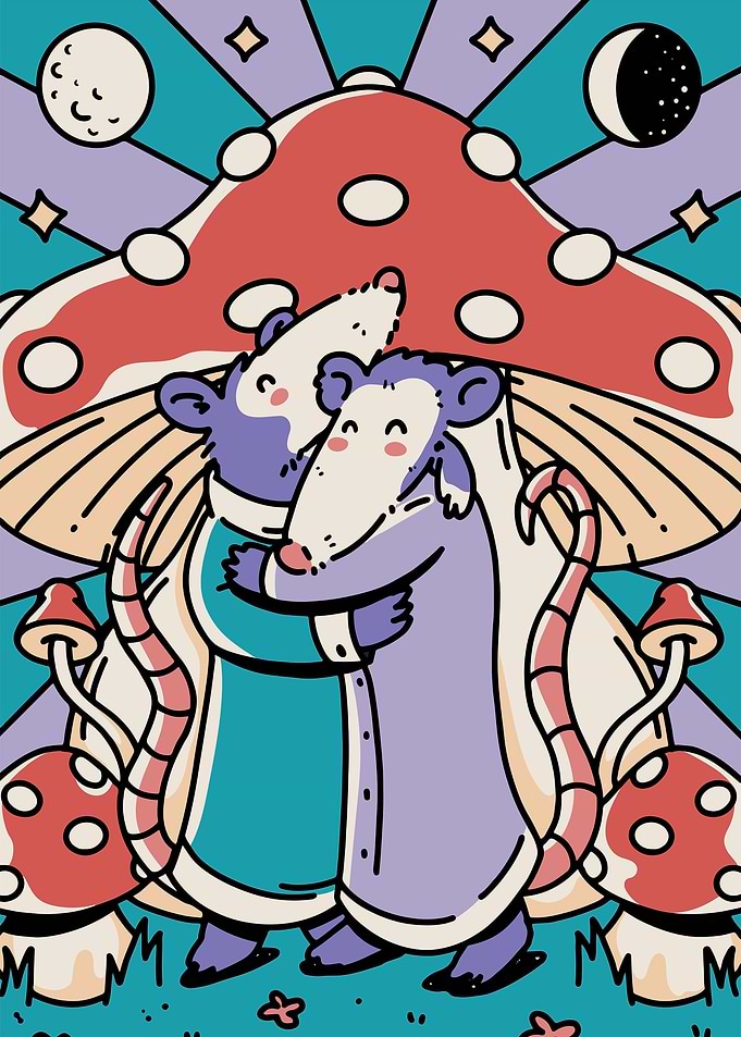 Possum Embrace