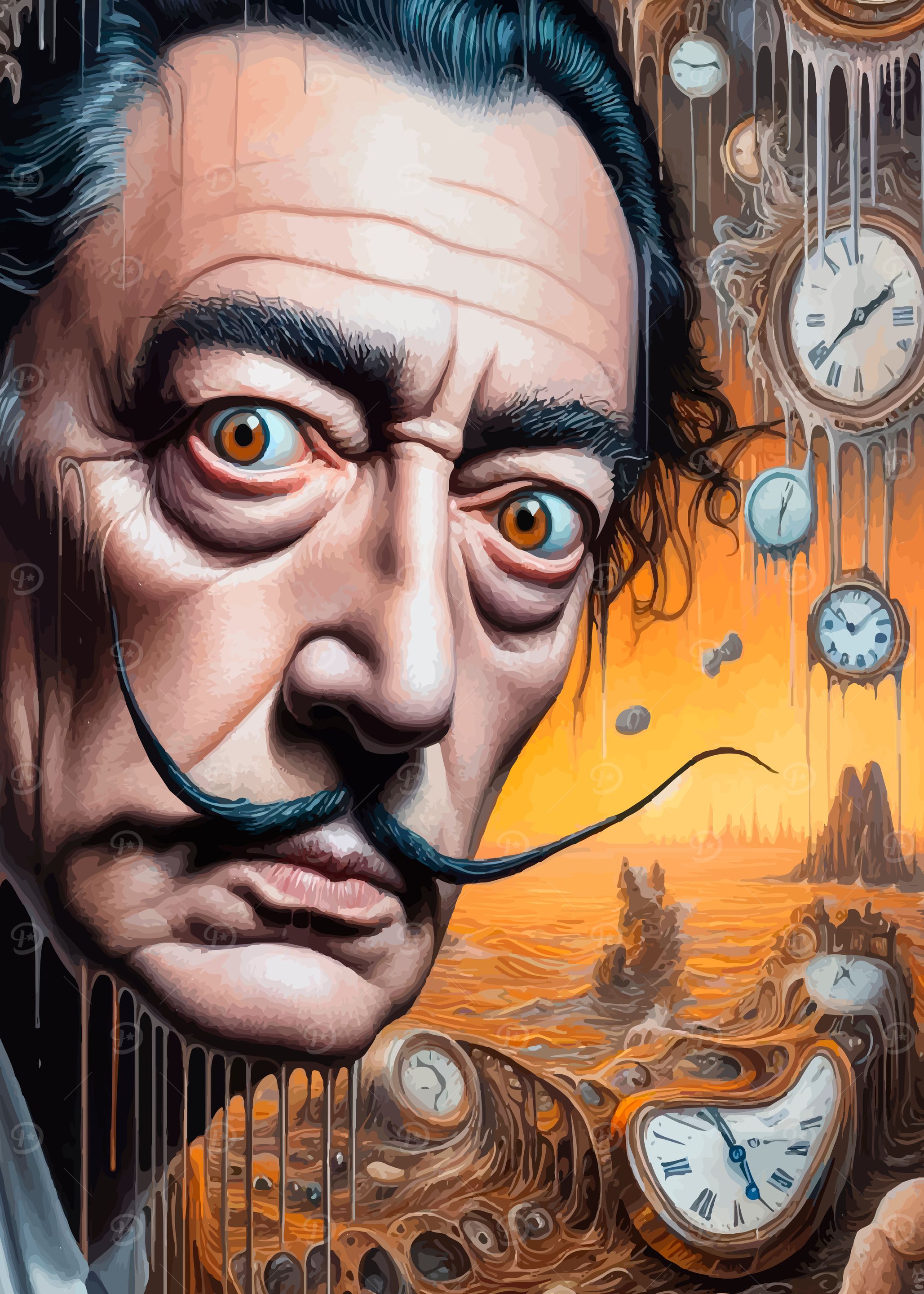 SALVADOR DALI PORTRAIT
