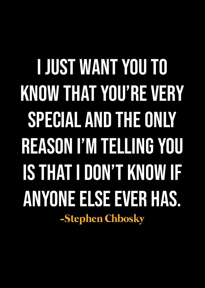 Stephen Chbosky Quote
