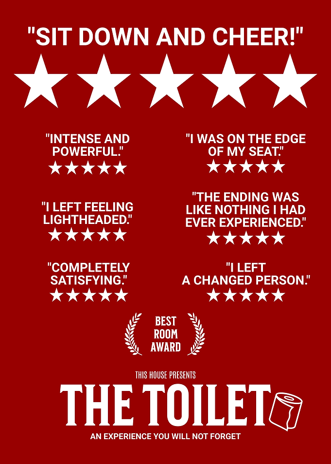 FUNNY TOILET RED THEATRE