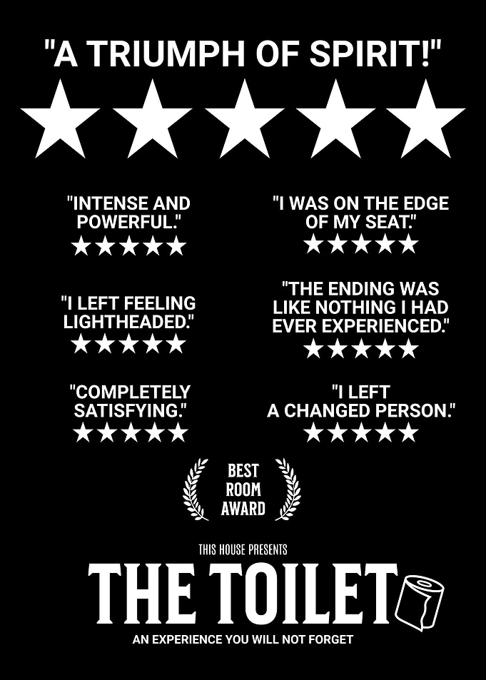 FUNNY TOILET TRIUMPH