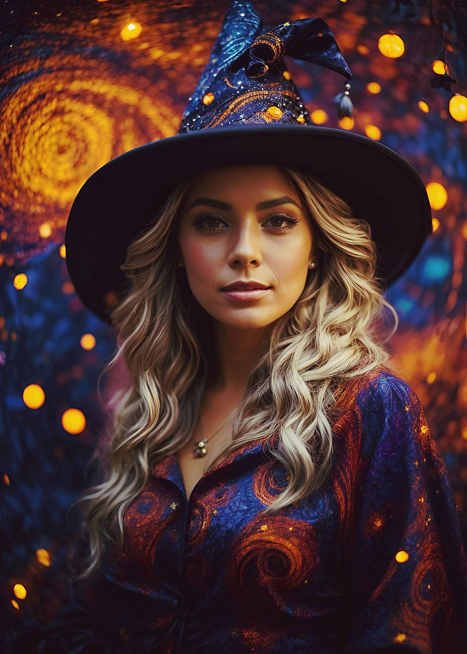 Witch Starry Nights