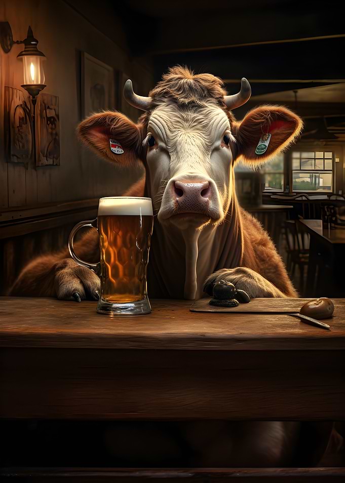 Tipsy Moo Moment