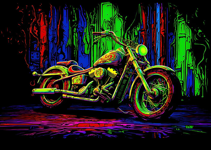 Abstract Chopper Green