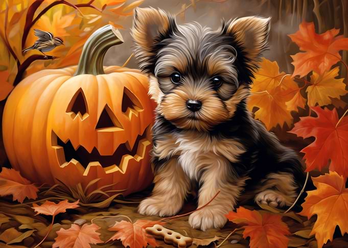 Yorkie Halloween
