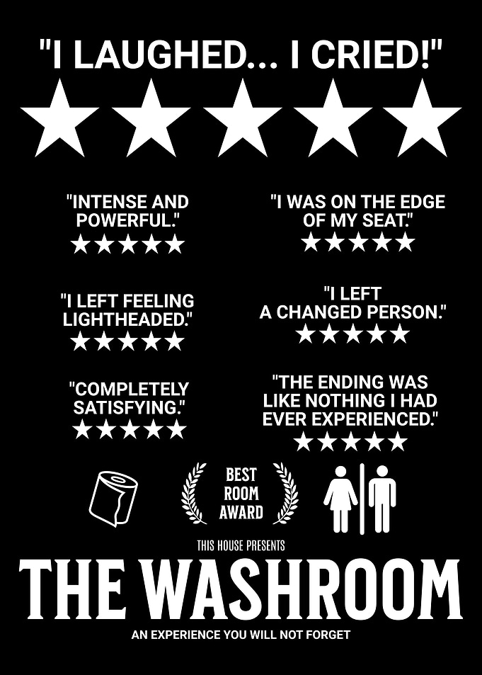WASHROOM LAUGHED CRIED