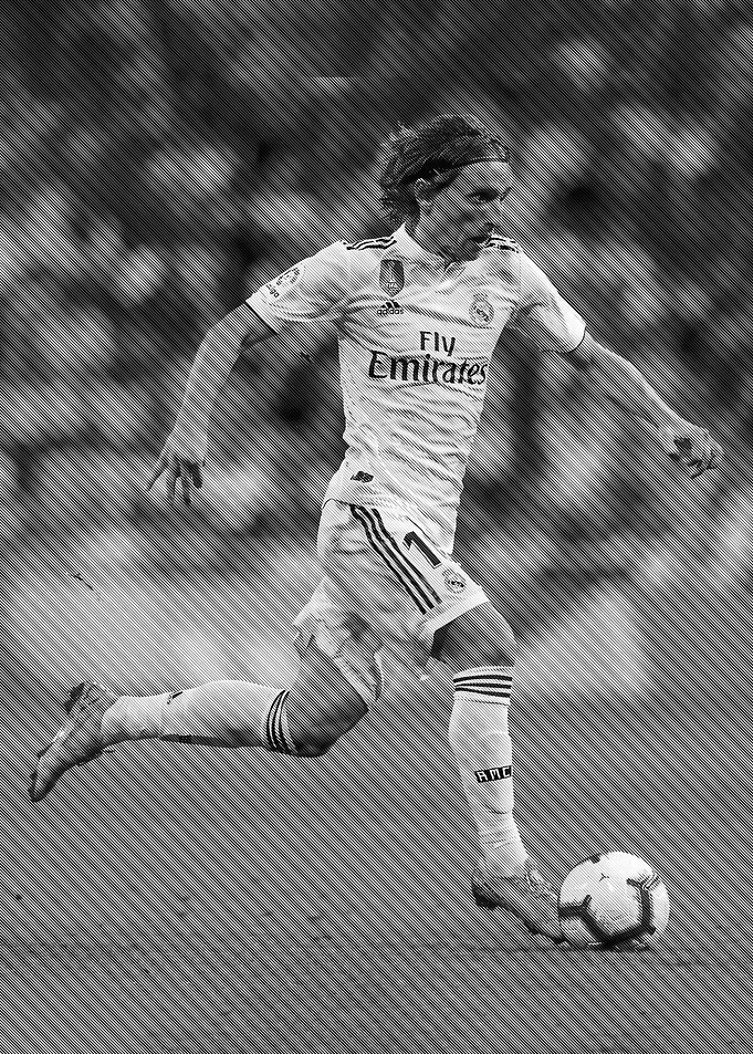 Luca Modric Black White