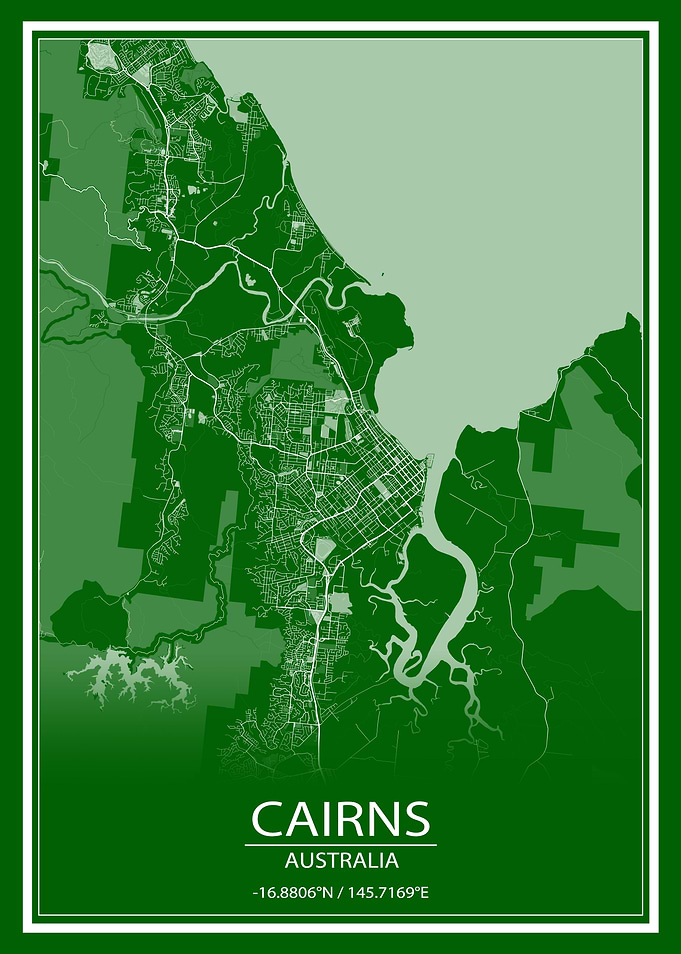 Cairns Australia Green Map