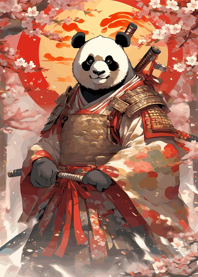 Samurai Panda