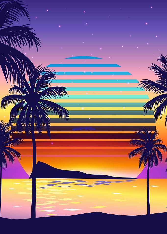 Cruisin Sunset Synthwave