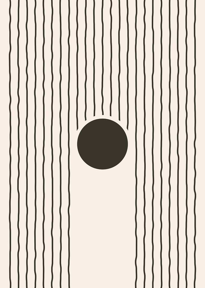 geometric mid century wall