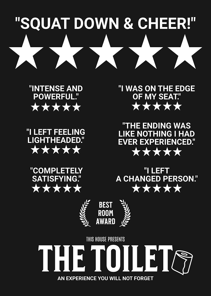 FUNNY TOILET BLACK THEATRE