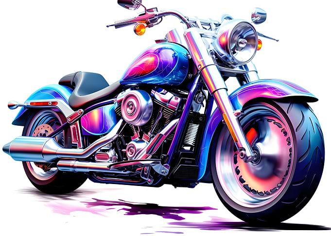 Motorcycle Drawing