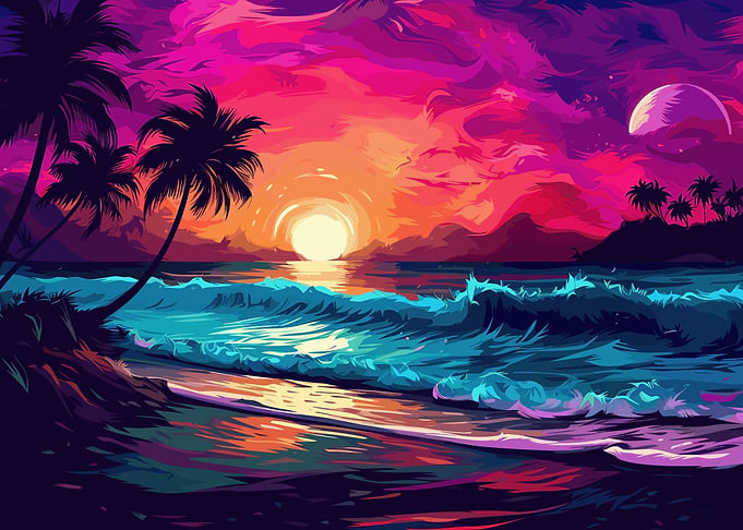 Beautiful Beach Sunset
