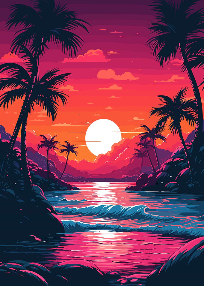 Beautiful Beach Sunset