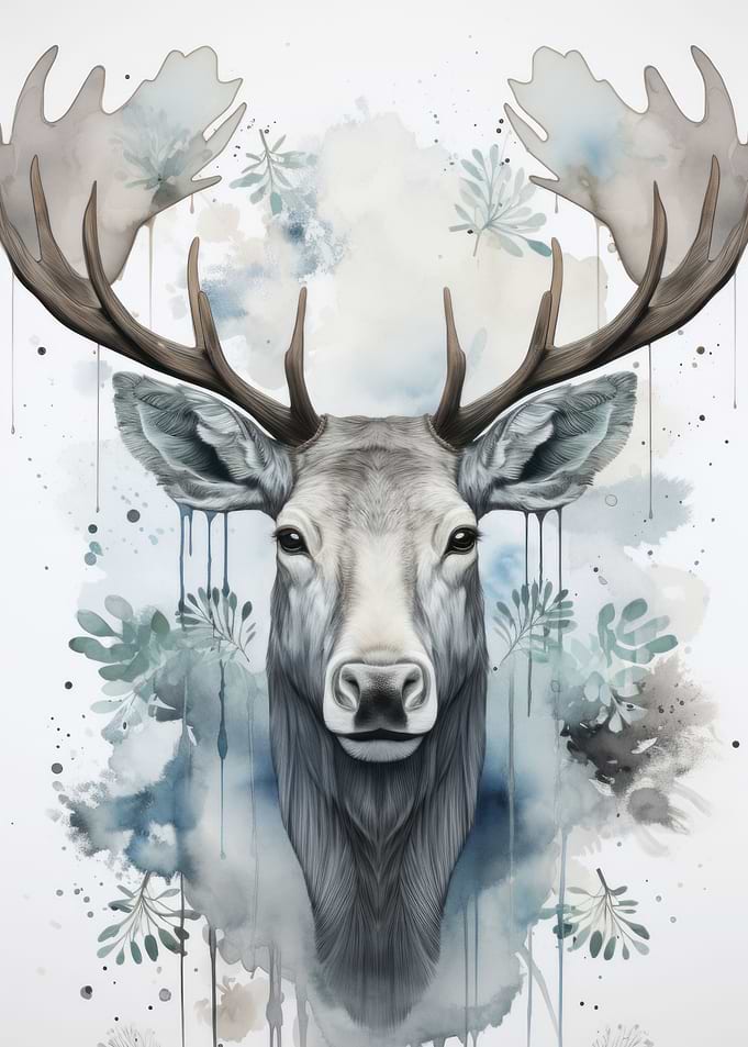 Moose portrait