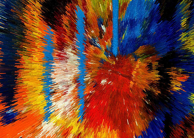 Abstract Acrylic Painting