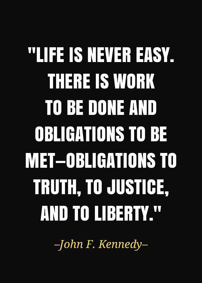 John F Kennedy quote