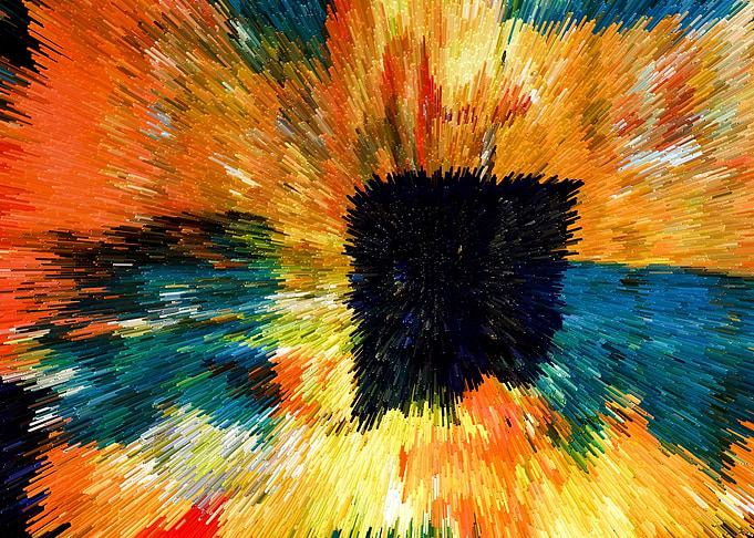 Abstract Acrylic Painting