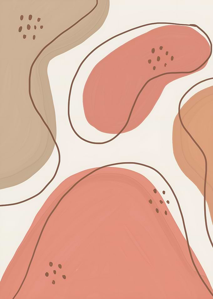Abstract Pastel Earthy