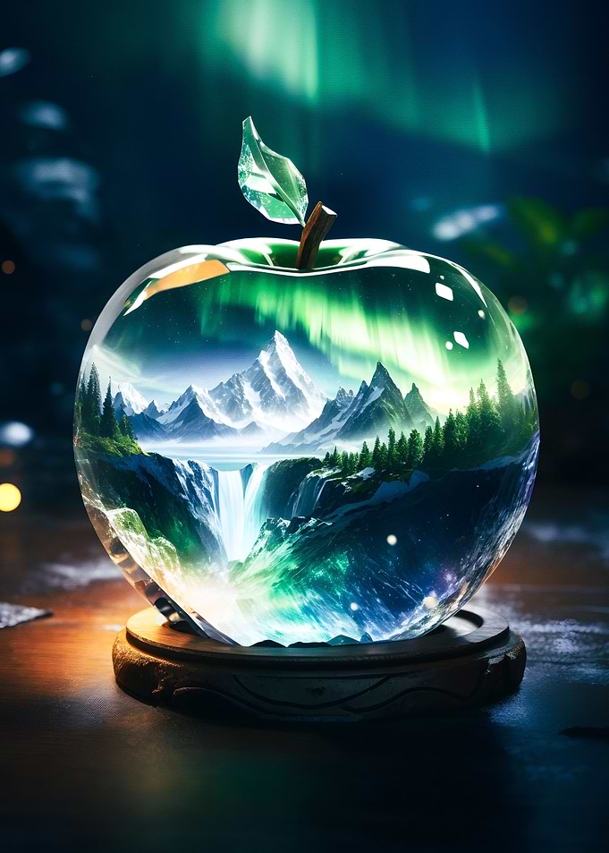 Aurora Landscape Cristal