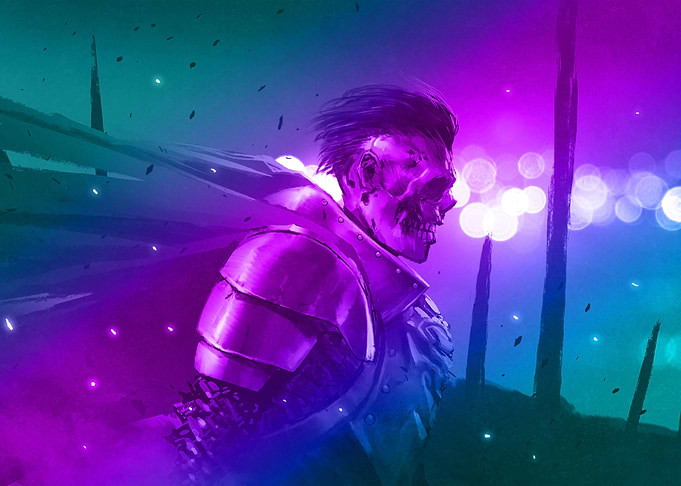 Undead Knight Cyberpunk