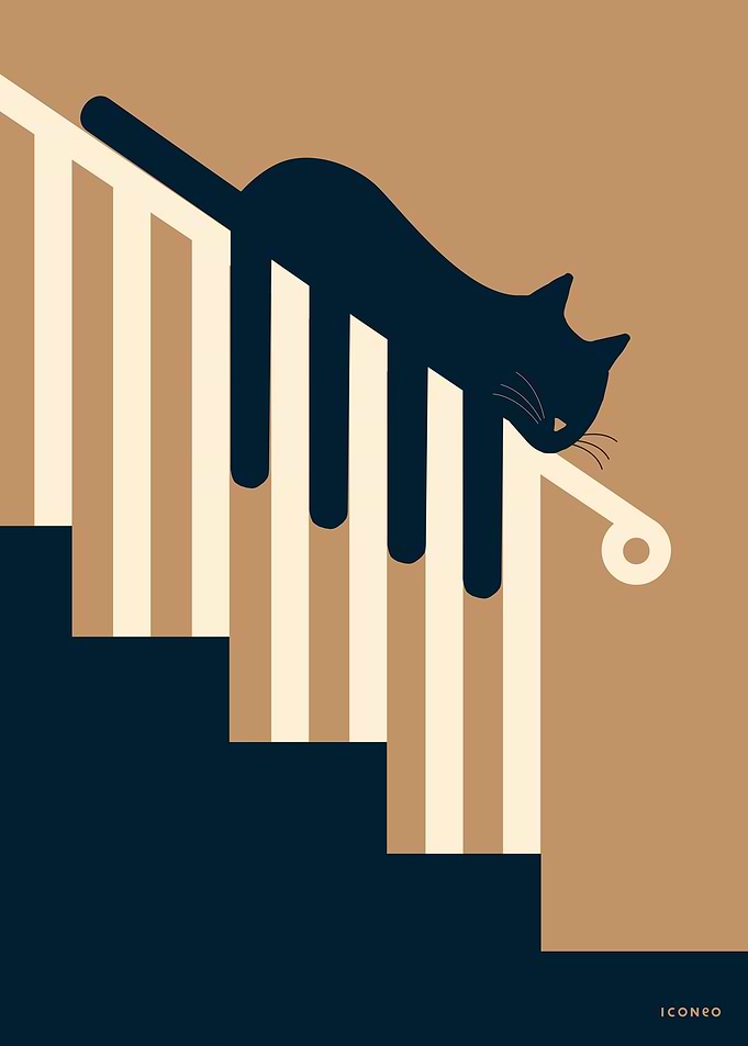 The lazy cat