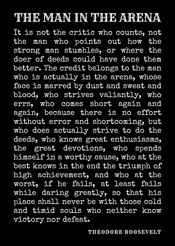 The Man in the Arena