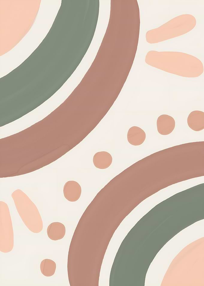 Abstract Pastel Earthy