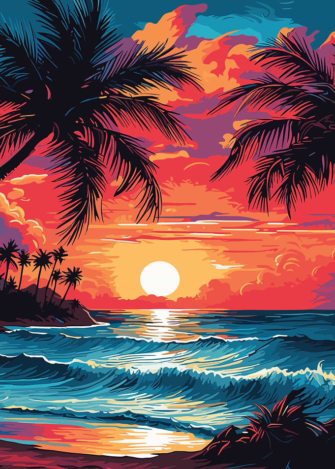 Beautiful Beach Sunset