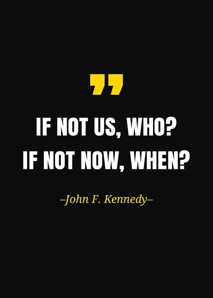 John F Kennedy quote