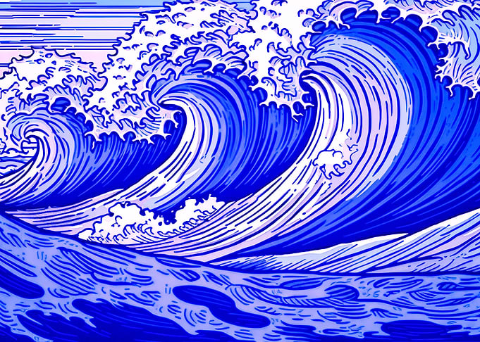 Majestic Ocean Waves