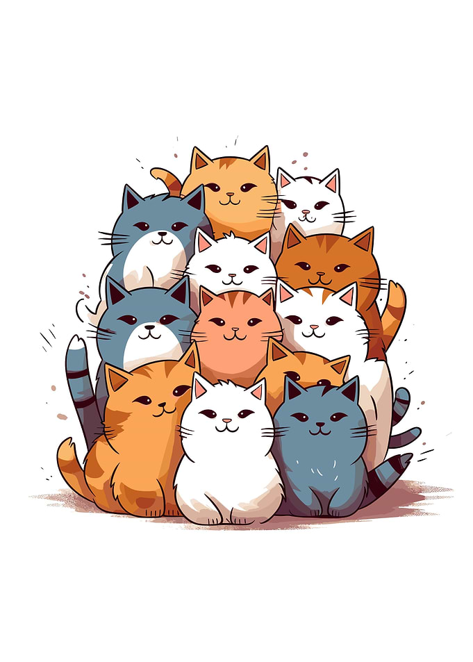 Cats Kawaii Animals