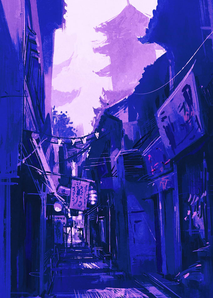 Chinatown Alley Cyberpunk