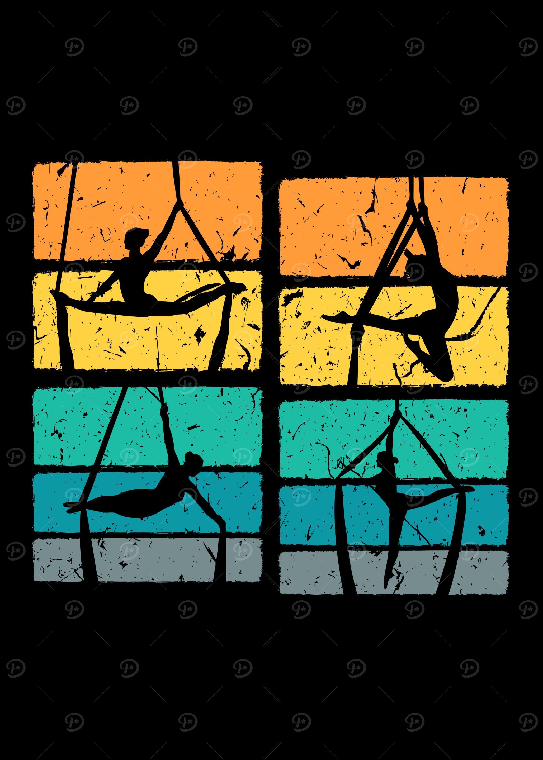 Retro Aerial Yoga