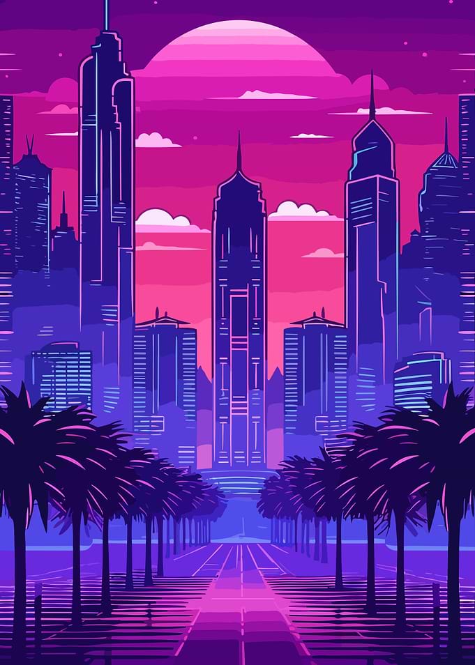 City Retro Synthwave